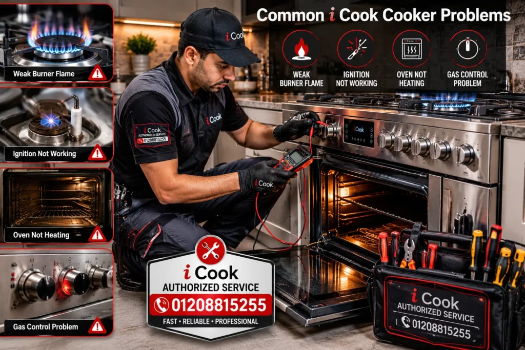 كشف تسريب الغاز في بوتاجاز i Cook بواسطة فني متخصص