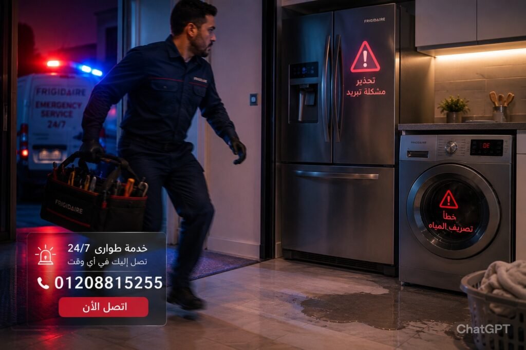 صيانة فريجيدير طوارئ إصلاح ثلاجات وغسالات فريجيدير في مصر
